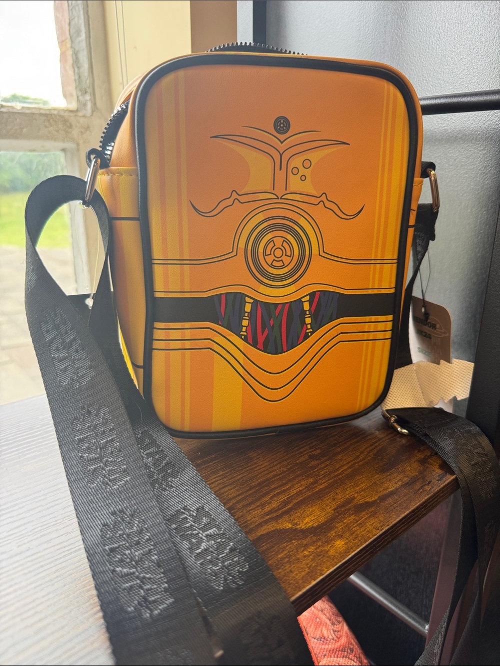 Official Star Wars C-3PO Crossbody Bag Branded Strap NWT